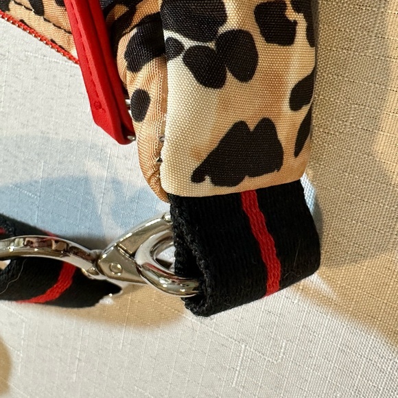 Brighton Spotted Love Swing Bag - Love Brighton Tag - Leopard Print - NWT - Picture 6 of 16